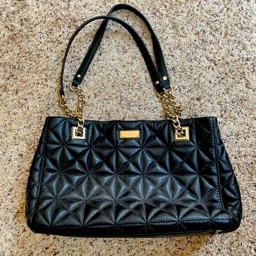 ♠️ Kate Spade ♠️ Black Quilted Shoulder Bag